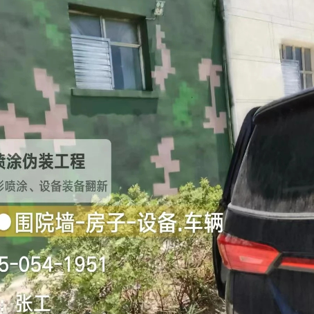 怀柔数码迷彩漆施工